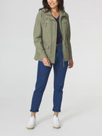 Veste Saharienne Femme Legère & Déperlante Kaki - 1