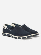 Tennis Femme Slip-on Textile Bleu - 2