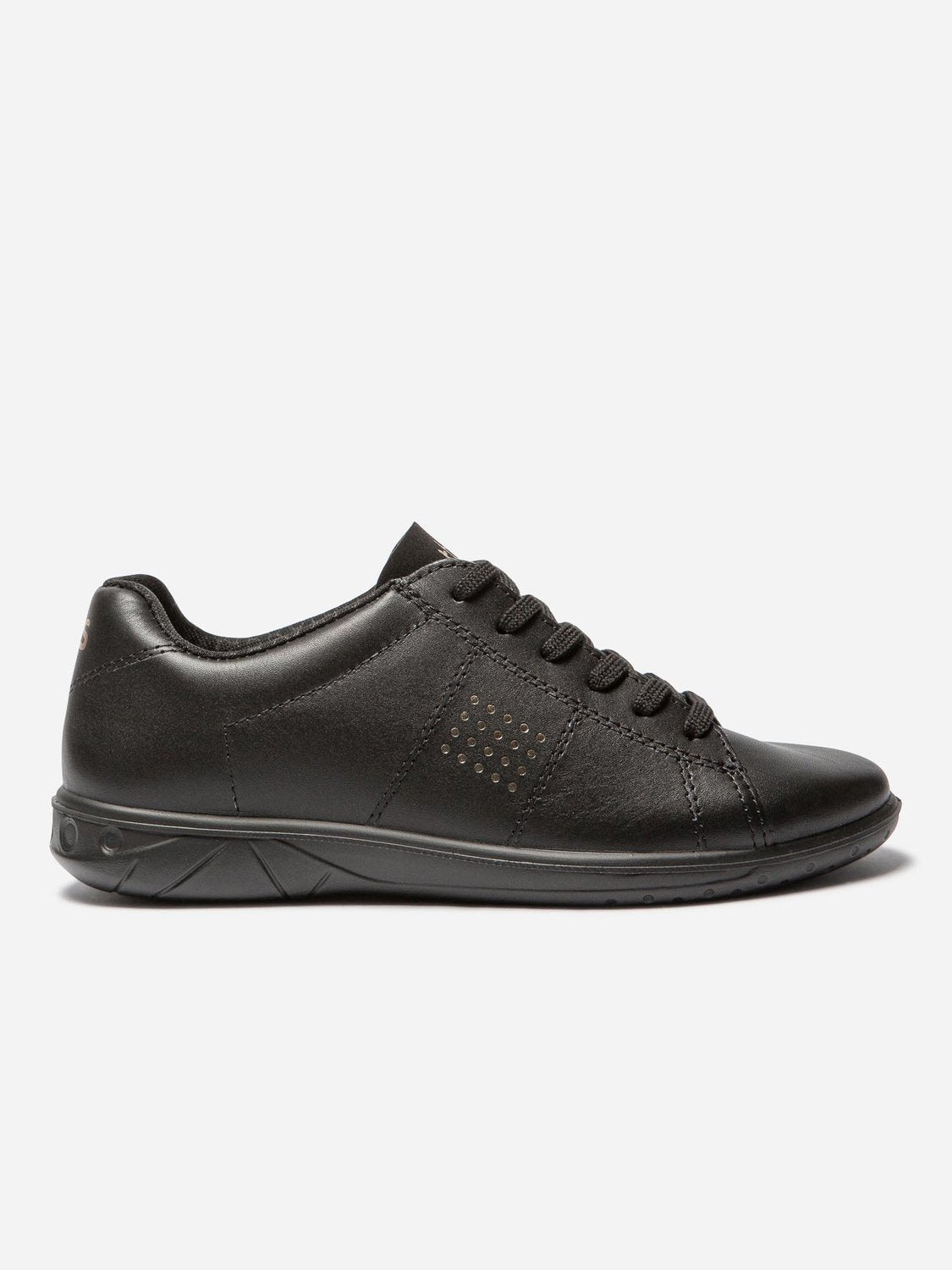 Baskets Femme Fabriquées en France Dessus Cuir Noir - 1