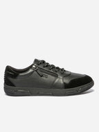 Tennis Homme Doublée Textile Cuir Noir GEDEZIP - 2