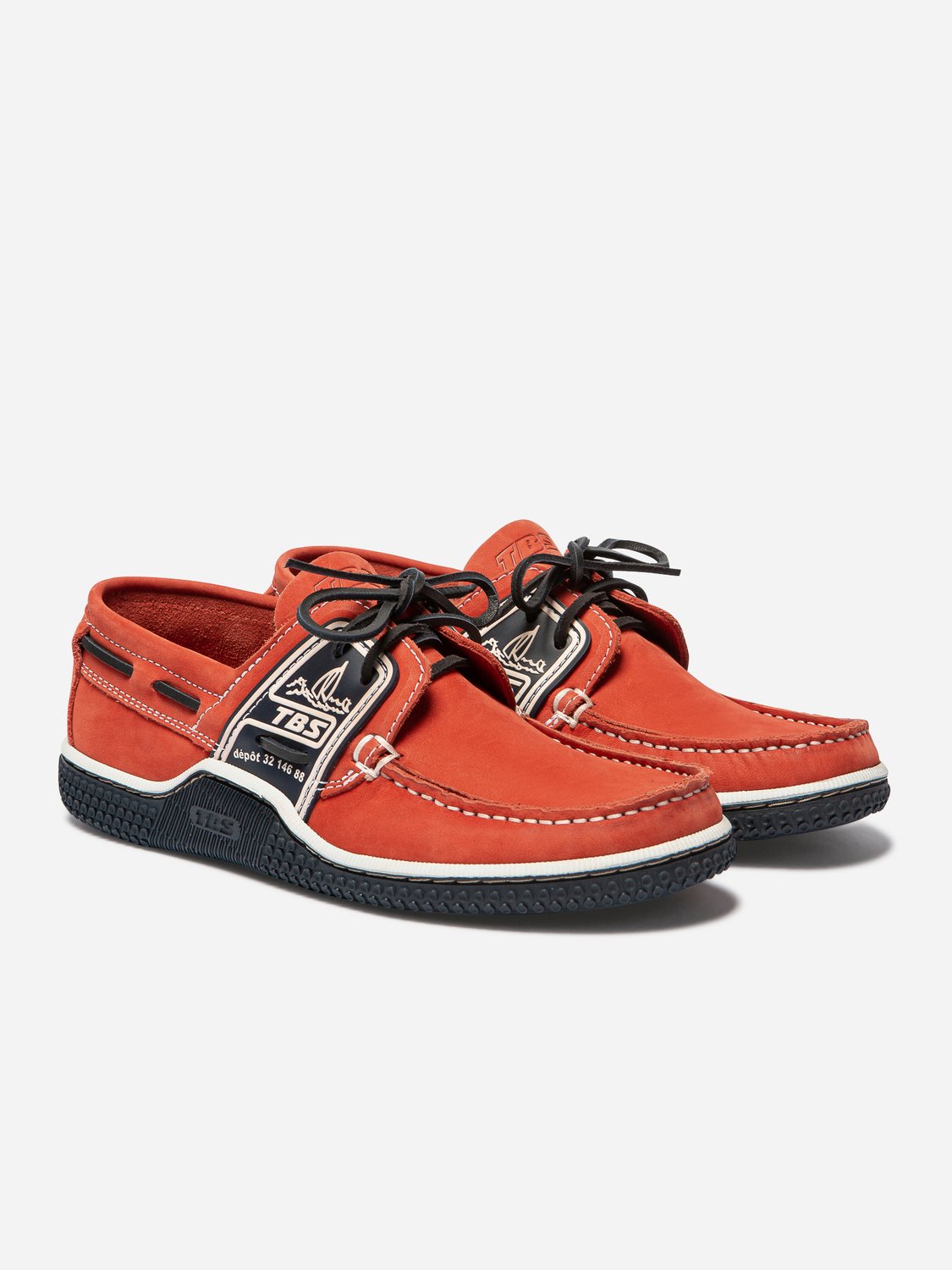 Chaussures Bateau Homme Cuir Marine Foncé - 10
