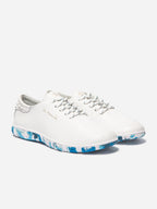 Tennis Femme Confort Cuir Marine - 10
