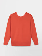 Pull Femme Fabriqué en France Laine Coton Orange - 2