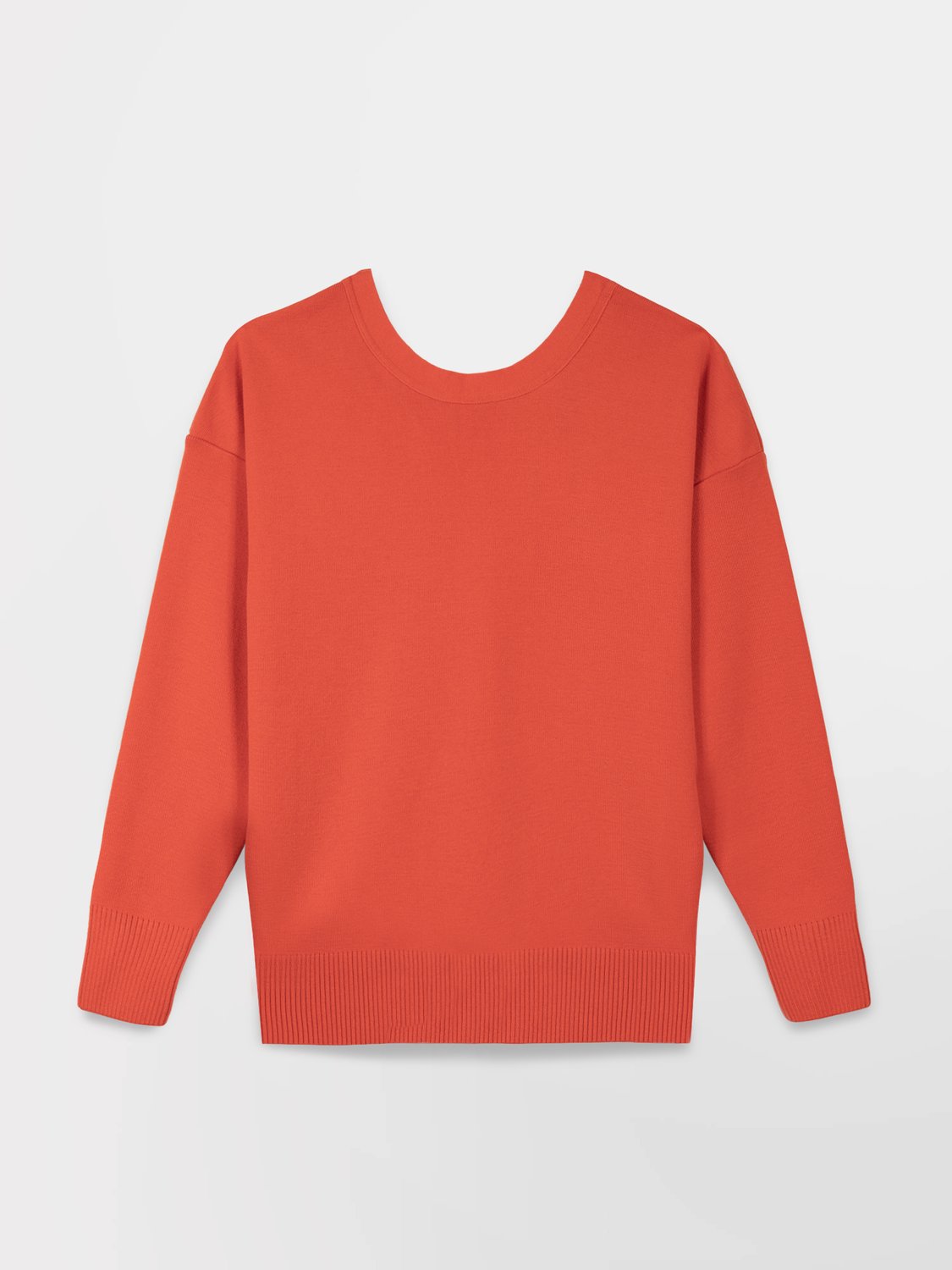 Pull Femme Fabriqué en France Laine Coton Orange - 2