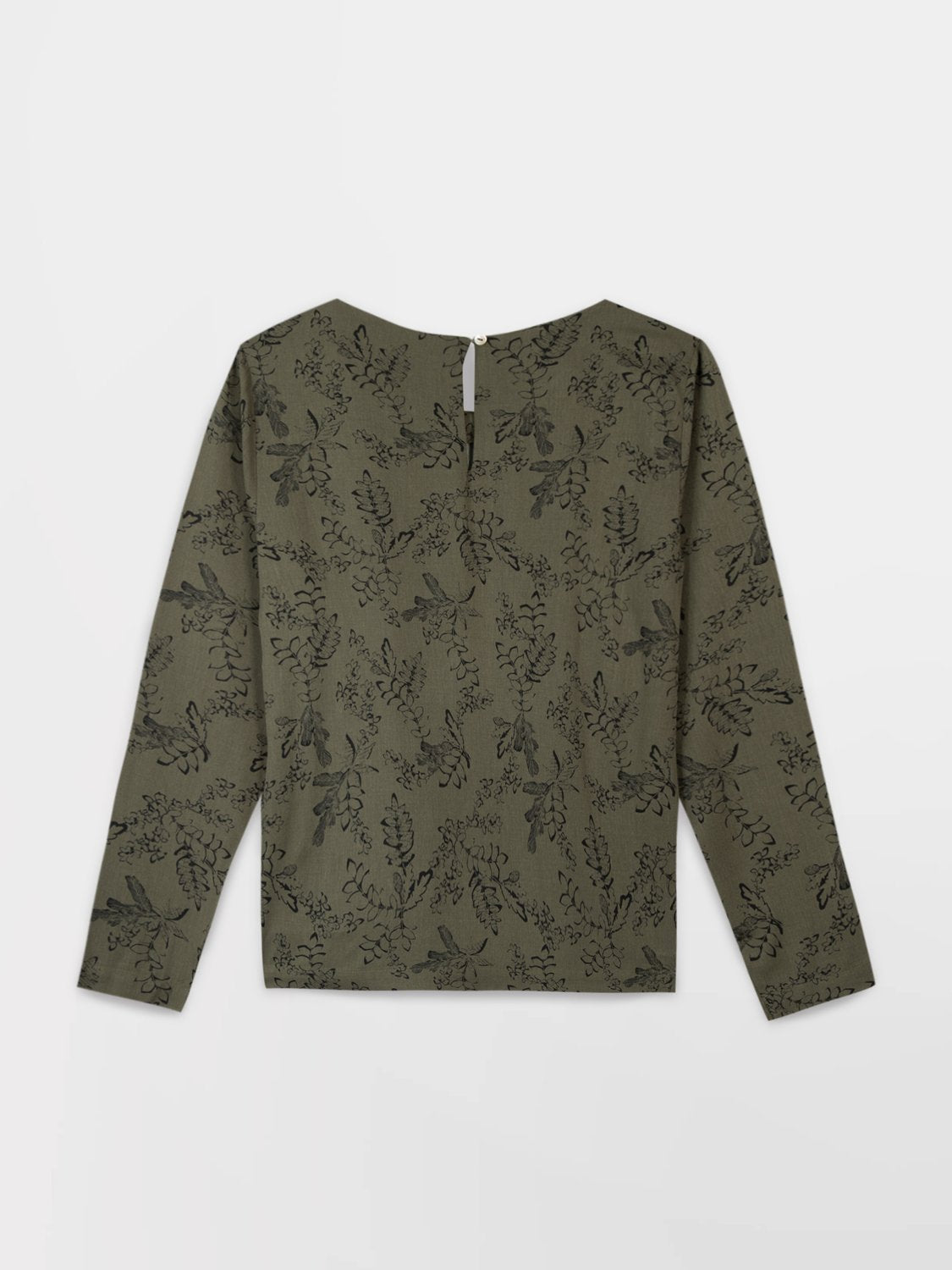 Blouse Femme Motif Floral Kaki - 2