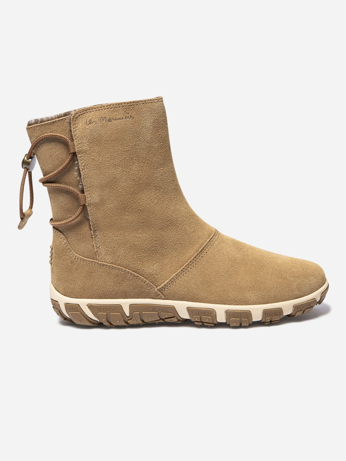 Boots Fourrées Femme Confort Cuir Marine - 3