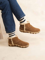 Boots Femme Cuir Havane JENSNOW - 1