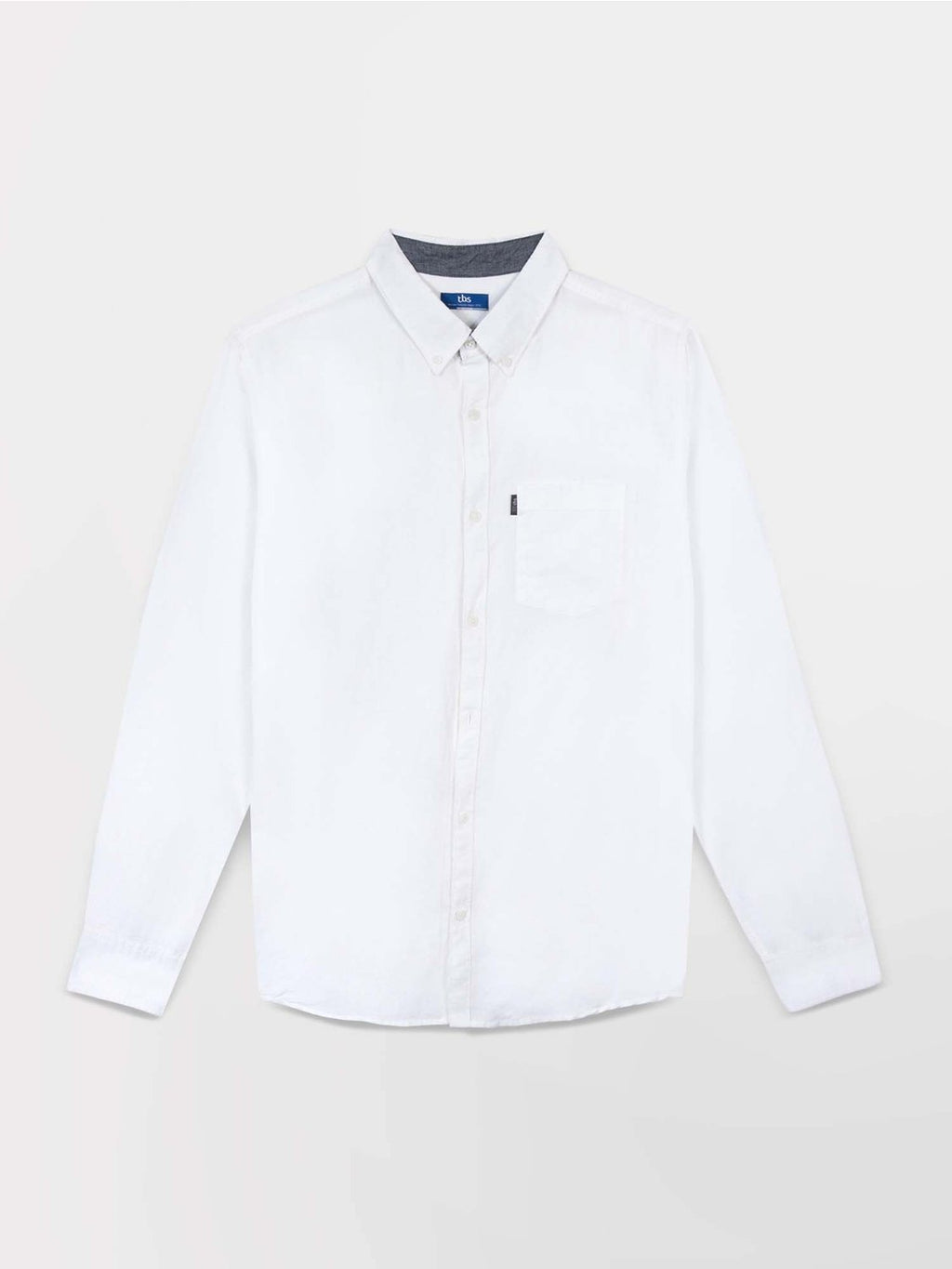 Chemise Homme Manches Longues Lin/Coton Jaune - 6