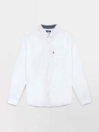 Chemise Homme Manches Longues Lin/Coton Jaune - 6