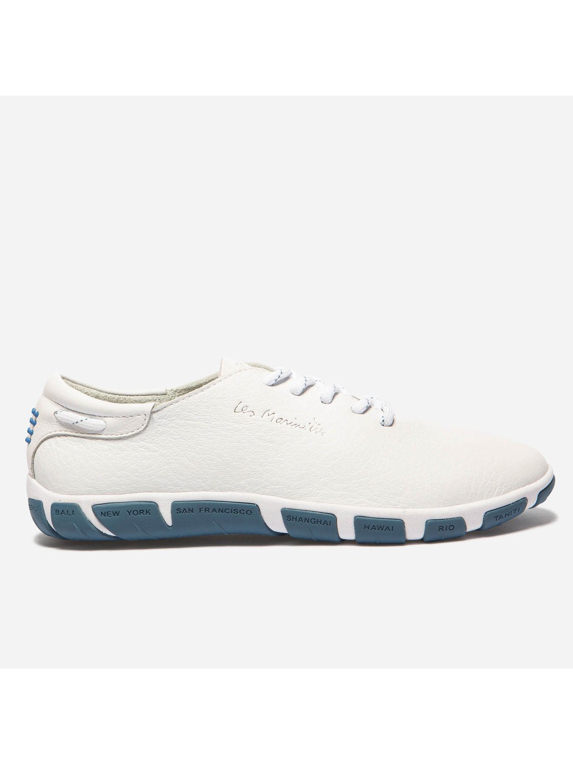 Tennis Femme Confort Cuir Marine - 15