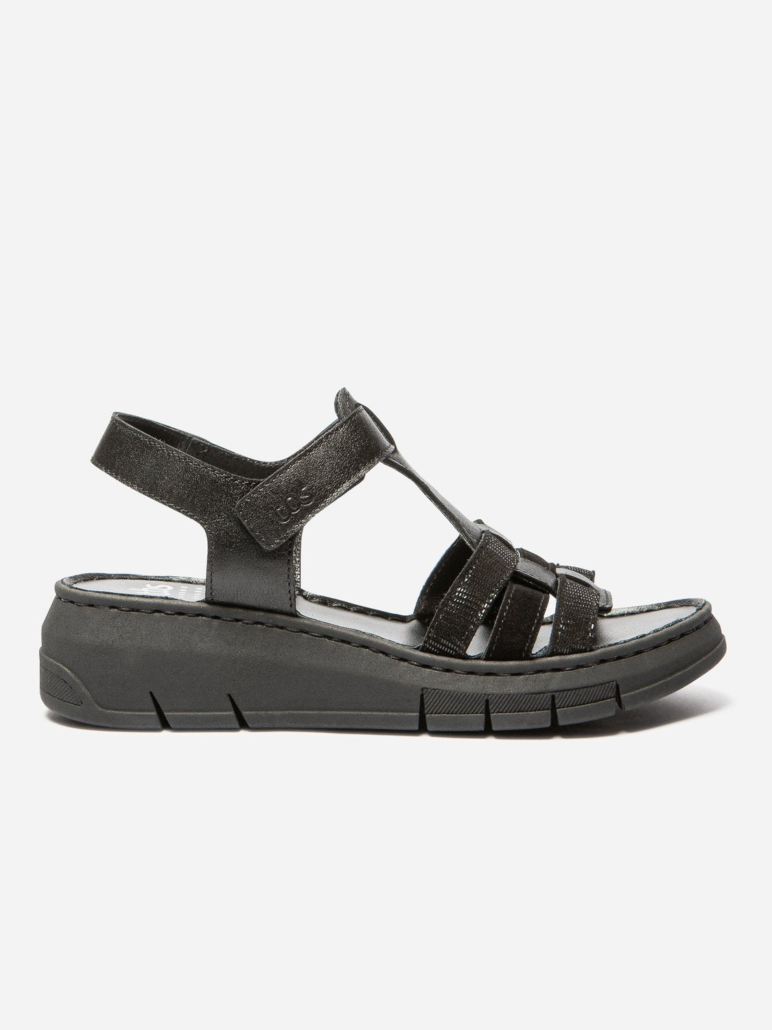 Sandales Femme Talon Compensées Noir - 1
