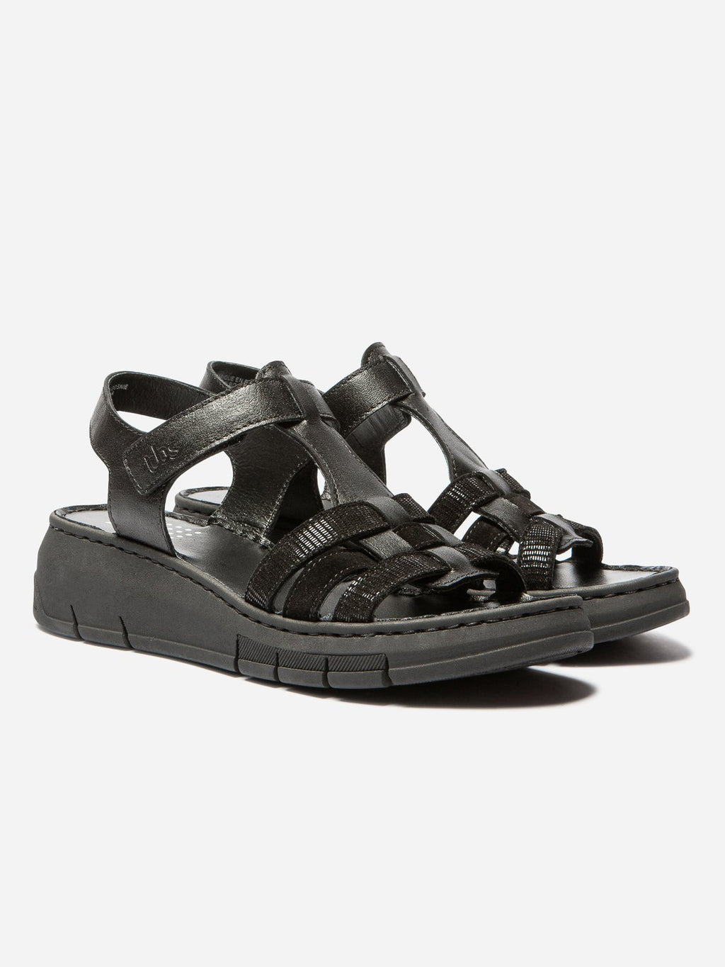 Sandales Femme Talon Compensées Noir - 2