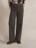 Pantalon Femme Gabardine Brun SINTAPAN - 1