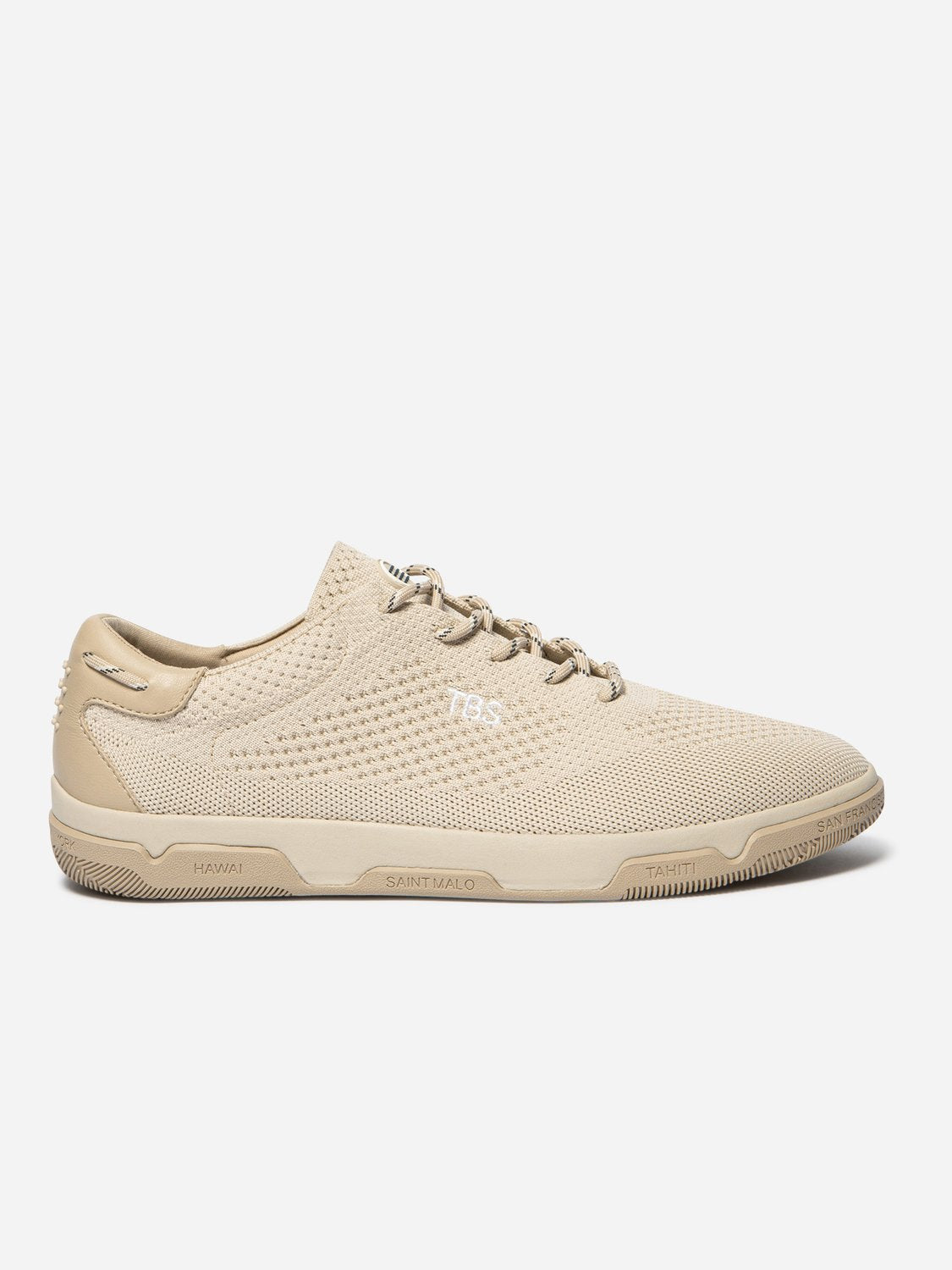 Tennis Homme Légères Textile Recyclé Beige - 2