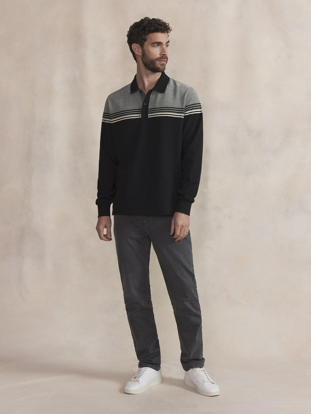 Polo Homme Noir HIROCPOL - 2