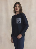 Tee Maille Femme Marine OLYRATEE - 1