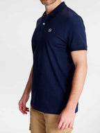 Polo Homme Coton Biologique Marine - 2