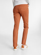 Pantalon Femme Ceinture Elastiquée Marron - 2