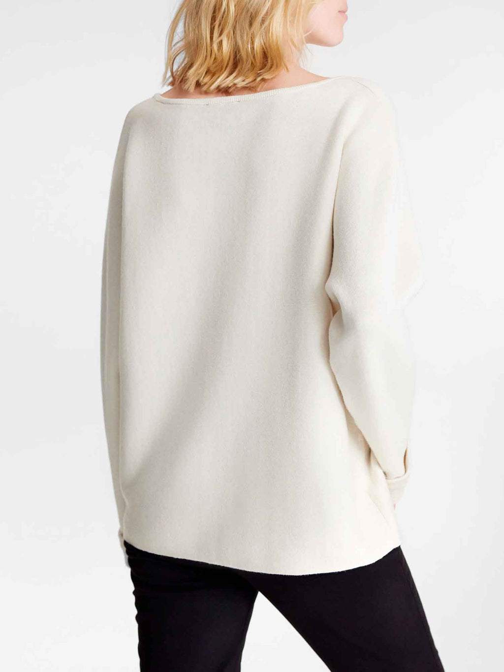 Pull Femme Oversize Blanc PIERAPUL - 2