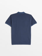 Polo Homme Manches Courtes Marine - 2