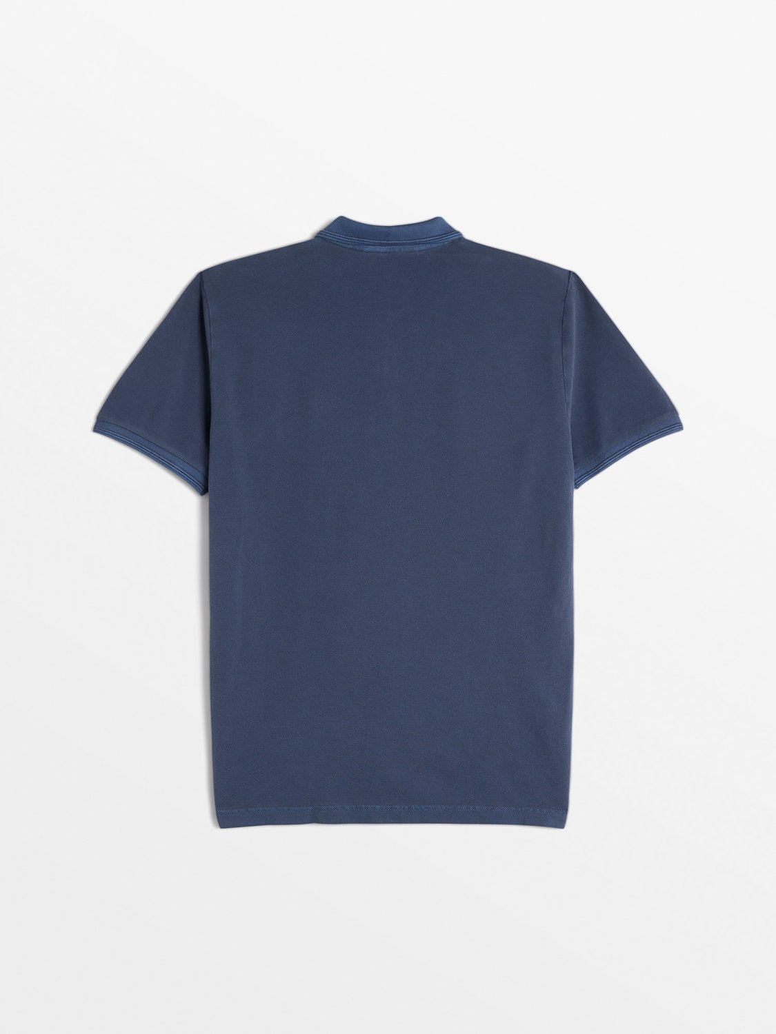 Polo Homme Manches Courtes Marine - 2