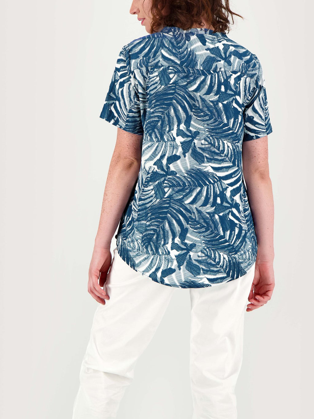 Blouse Femme Légère Floral Bleu - 2