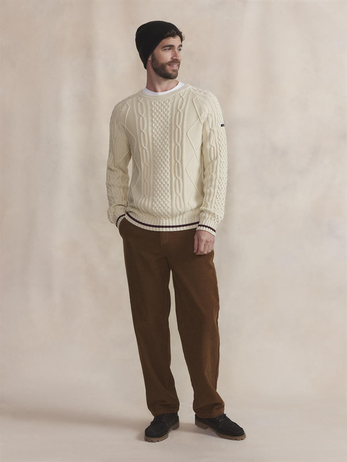 Pull Homme Beige MAIKORON - 2