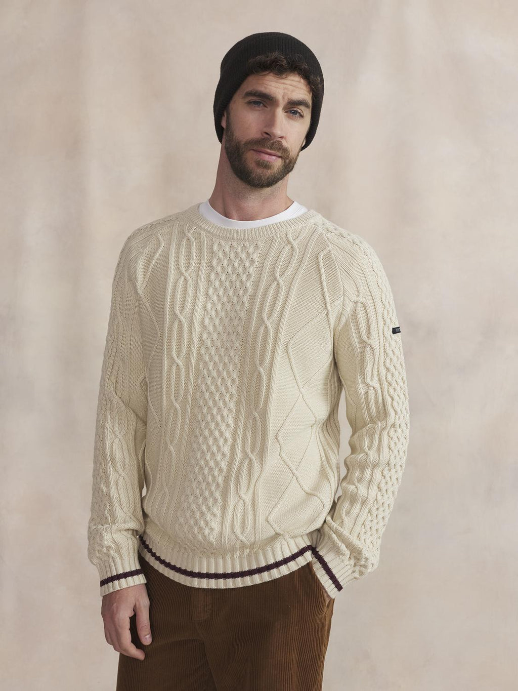 Pull Homme Beige MAIKORON - 1