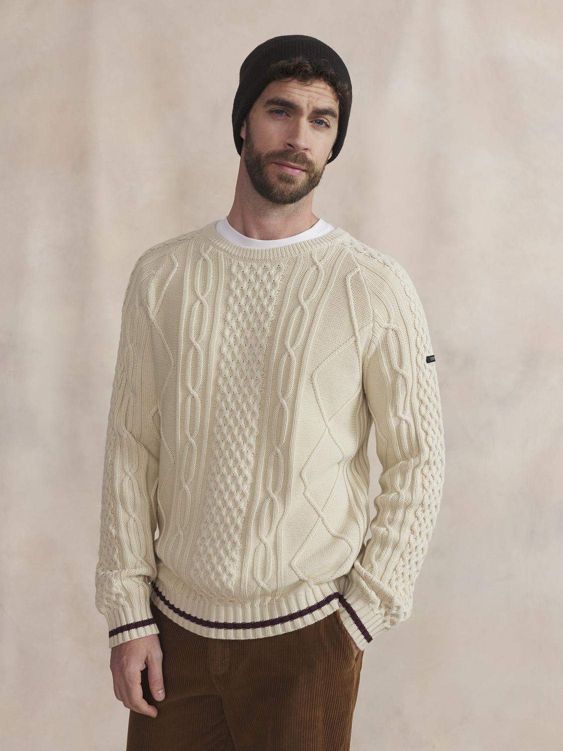 Pull Homme Beige MAIKORON - 1