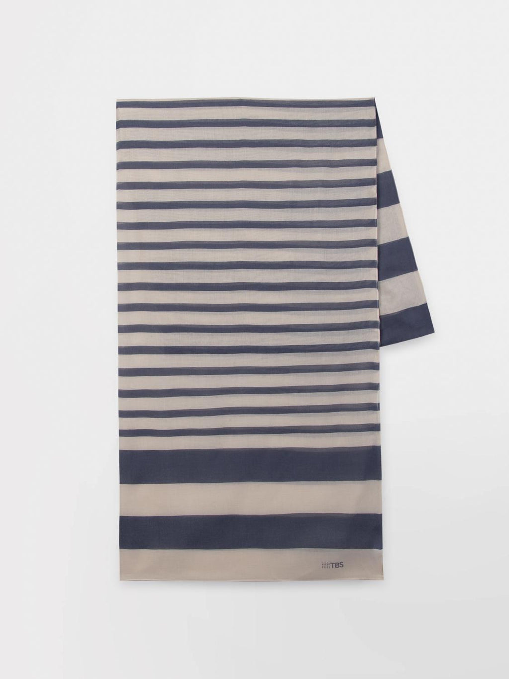 Foulard Femme Textile Off White et Azur LOUNAFOU - 2