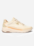 Baskets Femme Confort Textile Recyclé Beige - 1