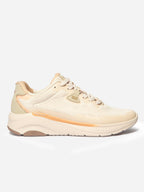 Baskets Femme Confort Textile Recyclé Beige - 1