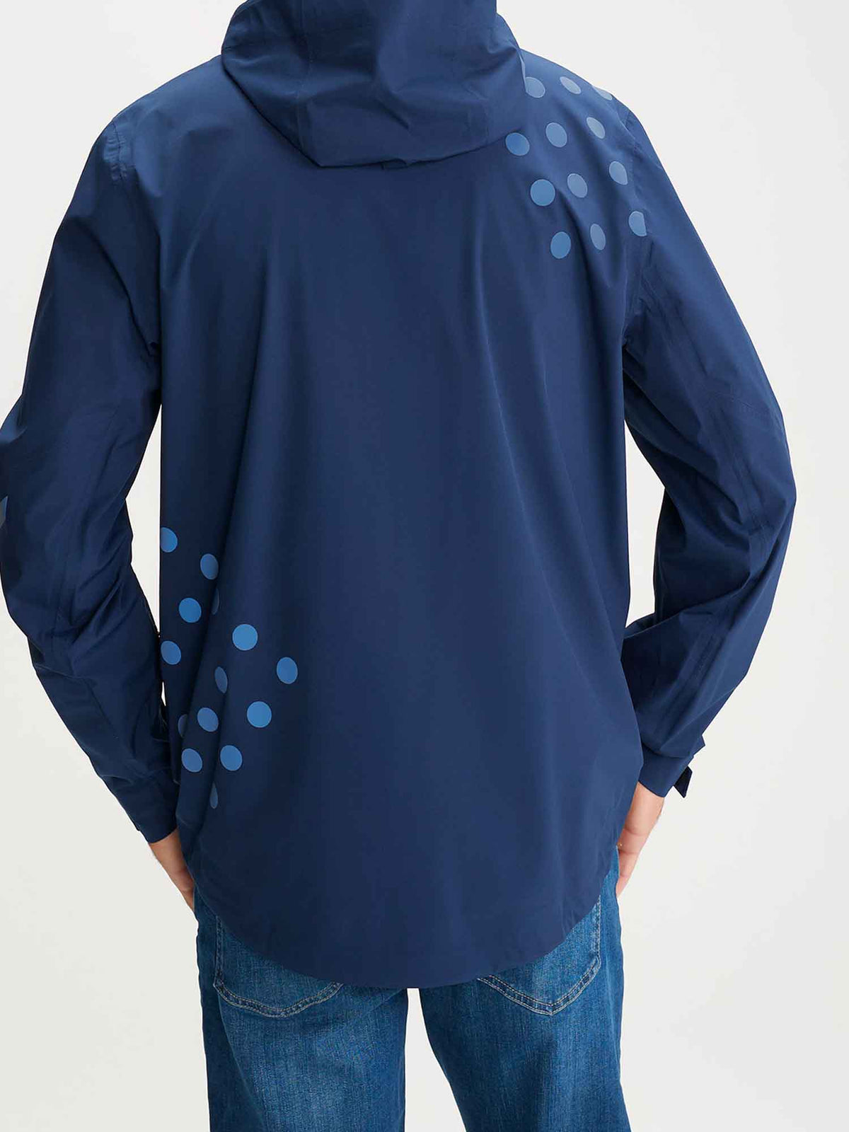 Veste Homme Longue Imperméable Noire - 4