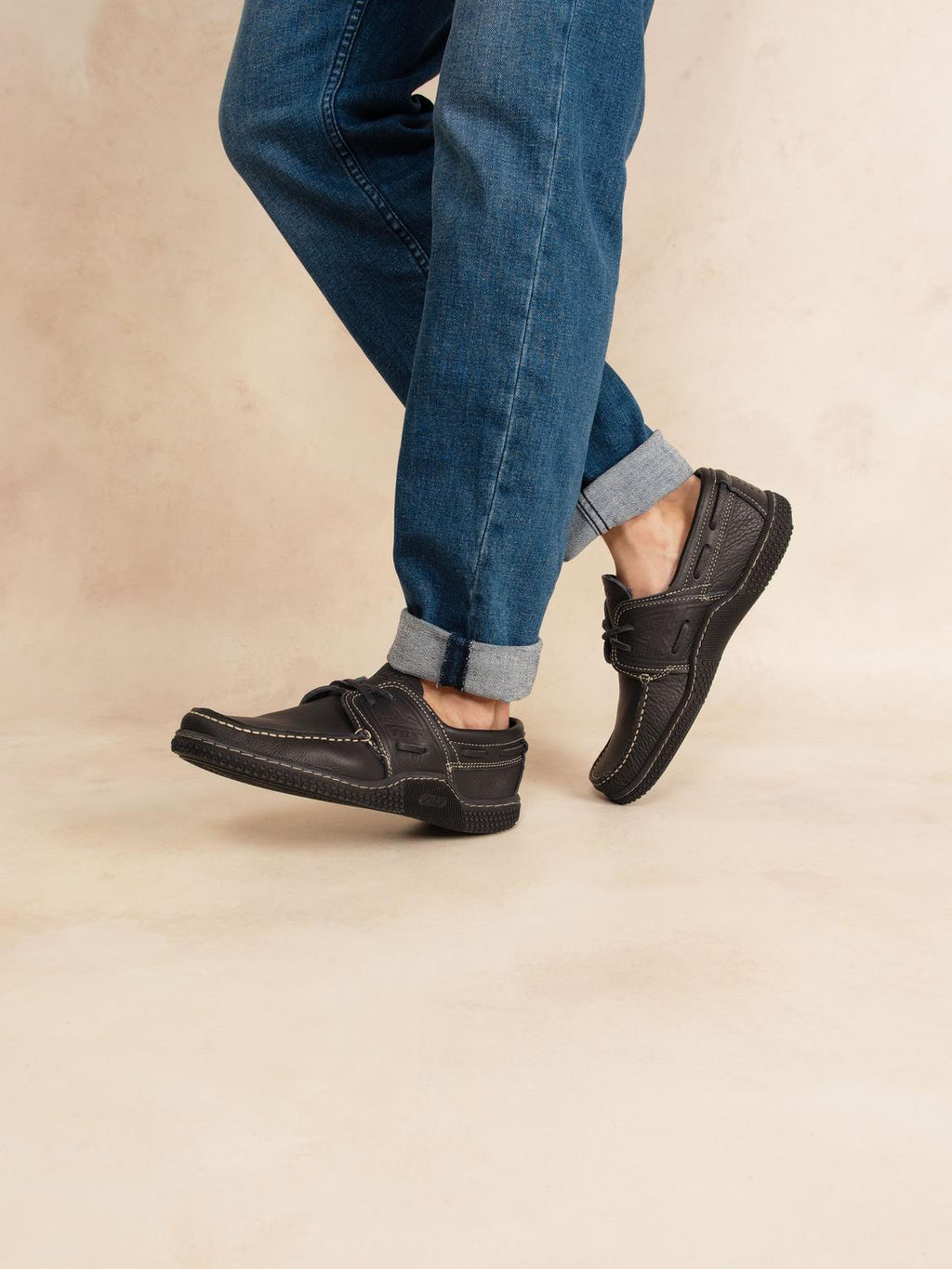 Chaussures Bateau Cuir  Bleu marine - 1