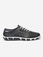Tennis Femme Confort Cuir Marine - 2