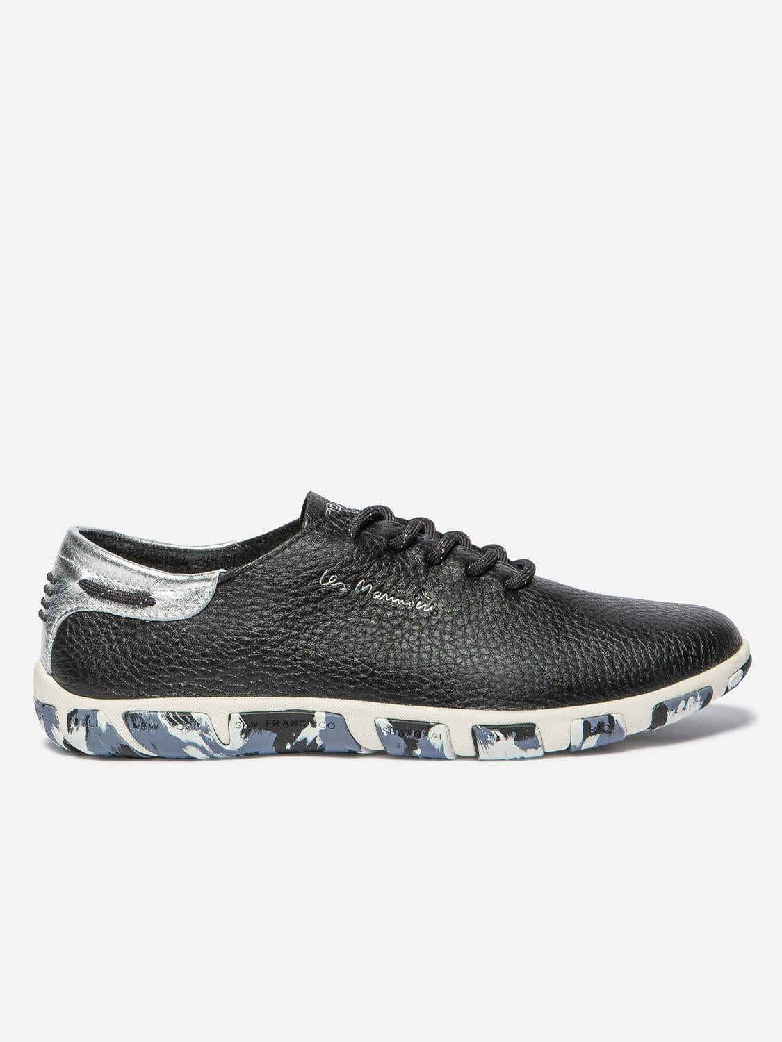 Tennis Femme Confort Cuir Marine - 20