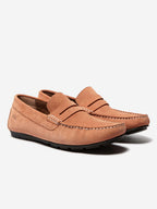 Mocassins Homme En Cuir Velours Marine - 10