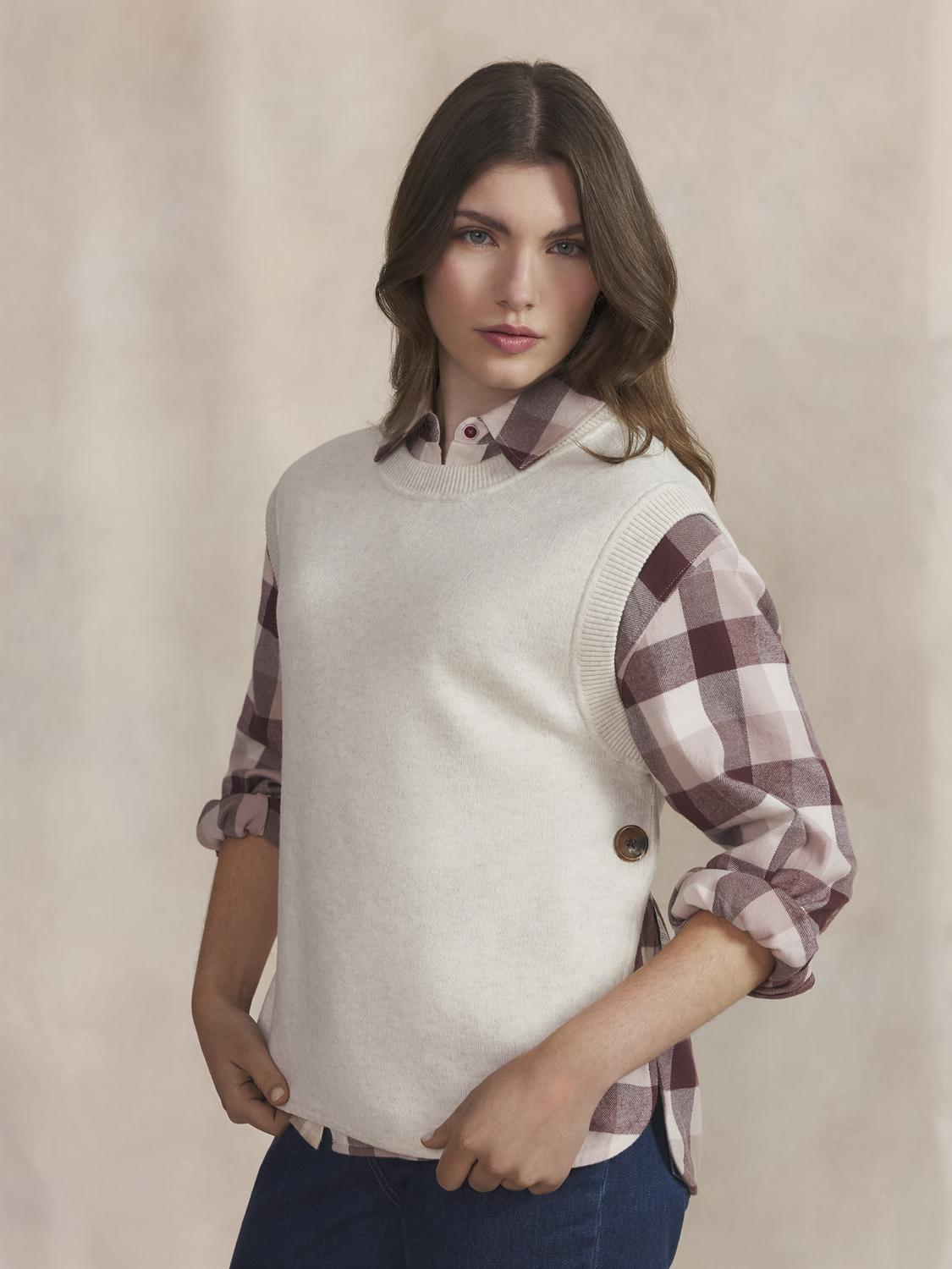 Pull Femme Craie ENOLASAN - 1