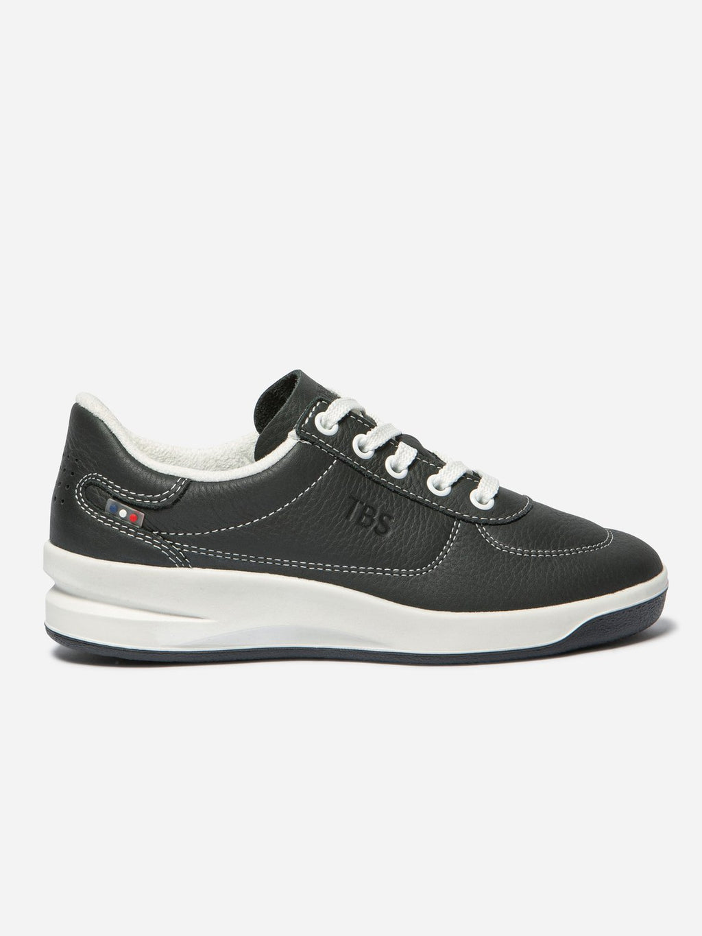 Baskets Femme Confort Dessus Cuir Marine - 1