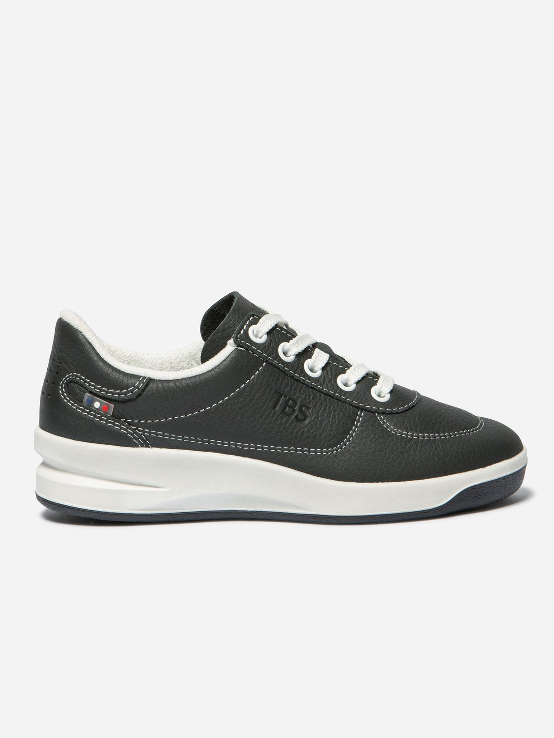 Baskets Femme Confort Dessus Cuir Marine - 1