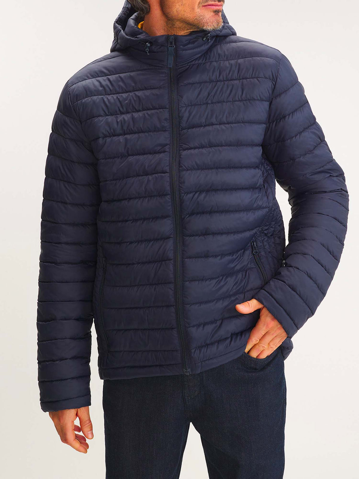 Doudoune Homme Manches Longues Marine - 1