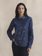 Chemise Femme Coton Chambray NOLYACHE - 1