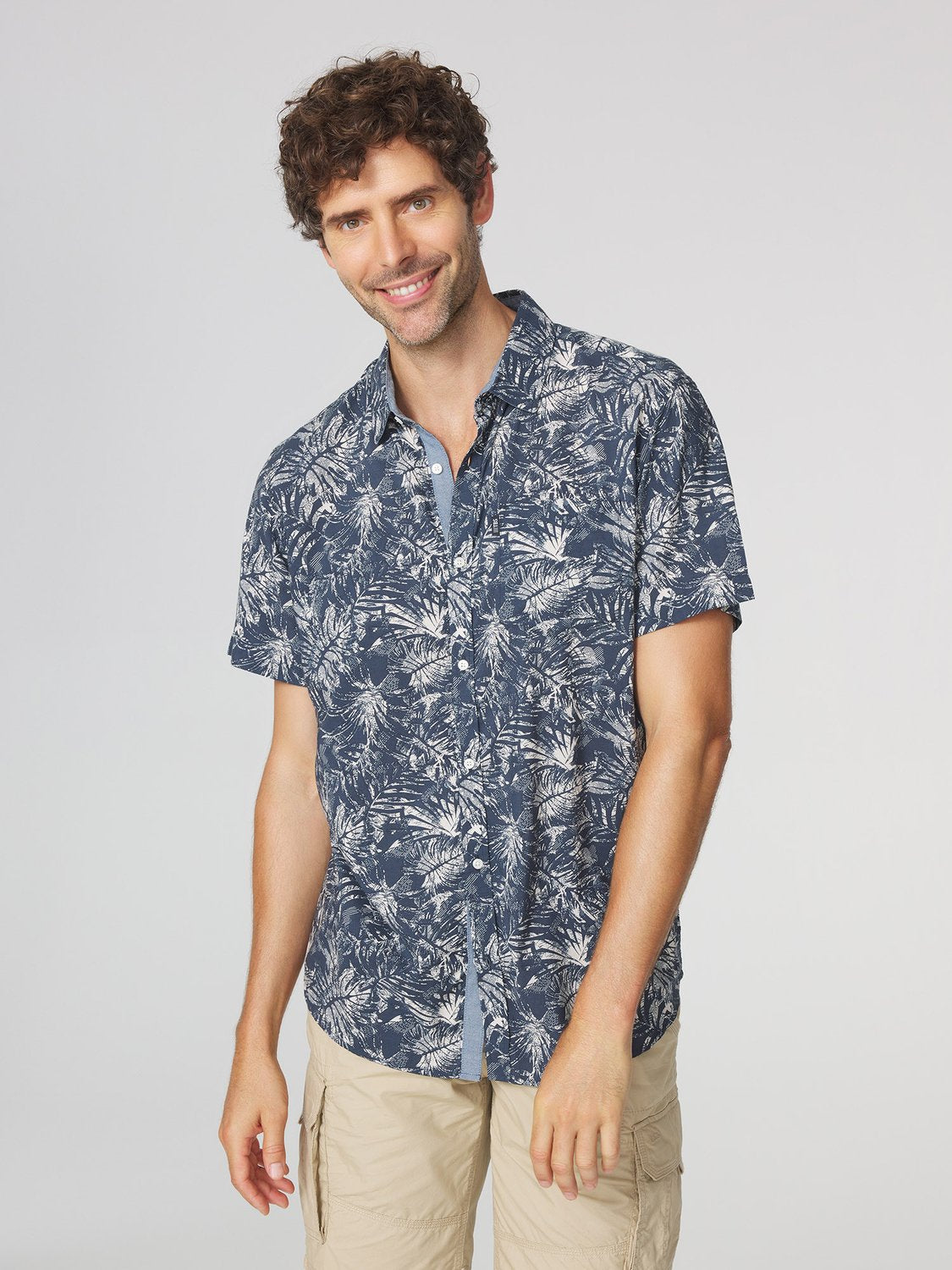 Chemise Homme Imprimés Bleu MILLOCHA - 1