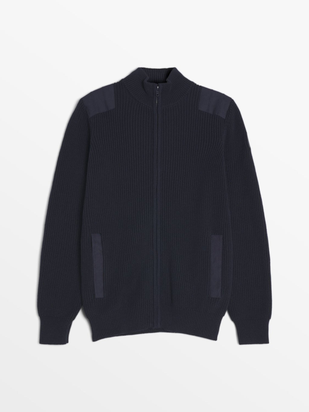 Gilet Homme Zippée Maille Marine - 2