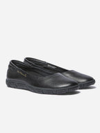 Ballerine femme cuir bleu marine foncé - 2