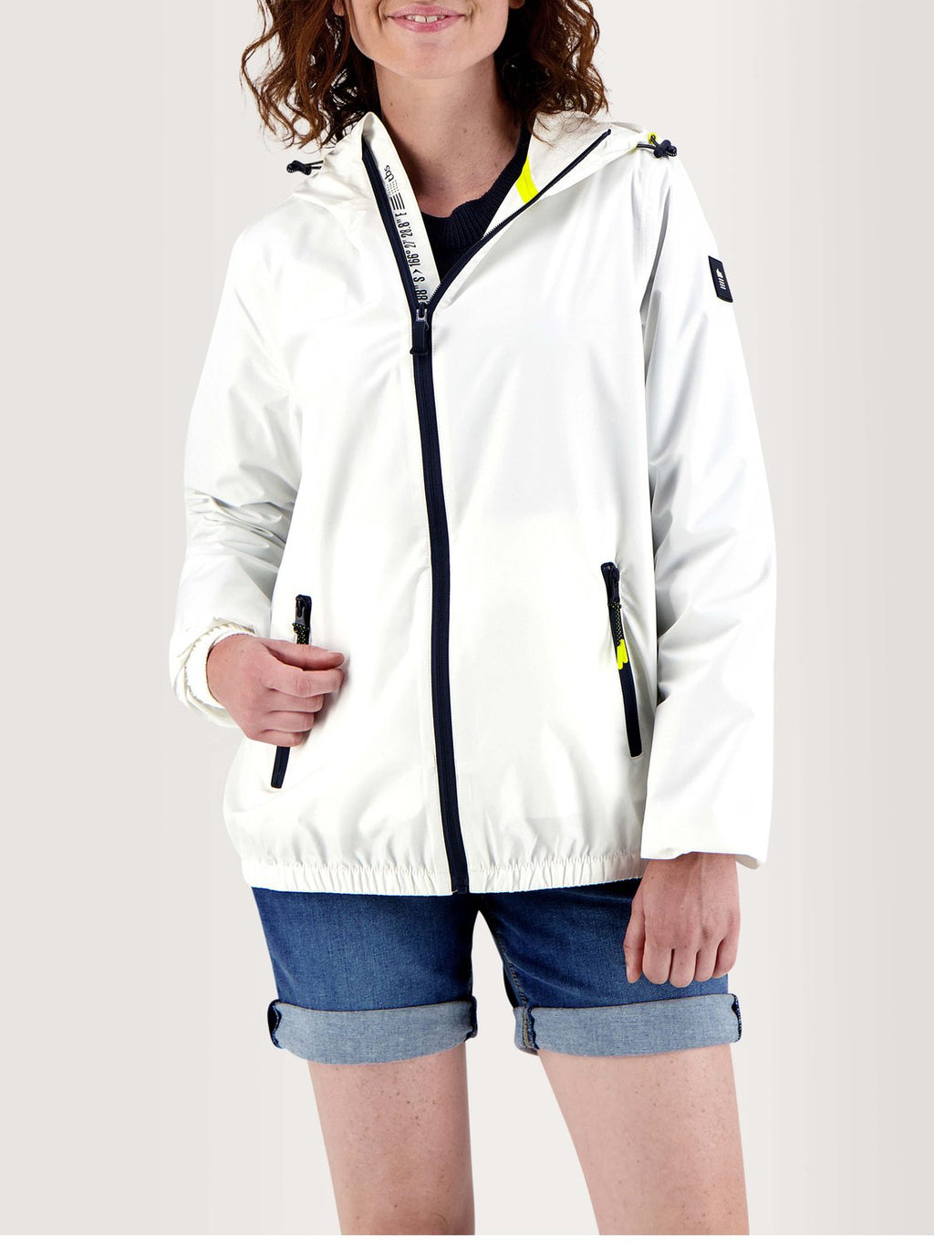 Coupe-Vent Femme Imperméable Blanc - 1