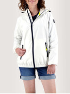 Coupe-Vent Femme Imperméable Blanc - 1