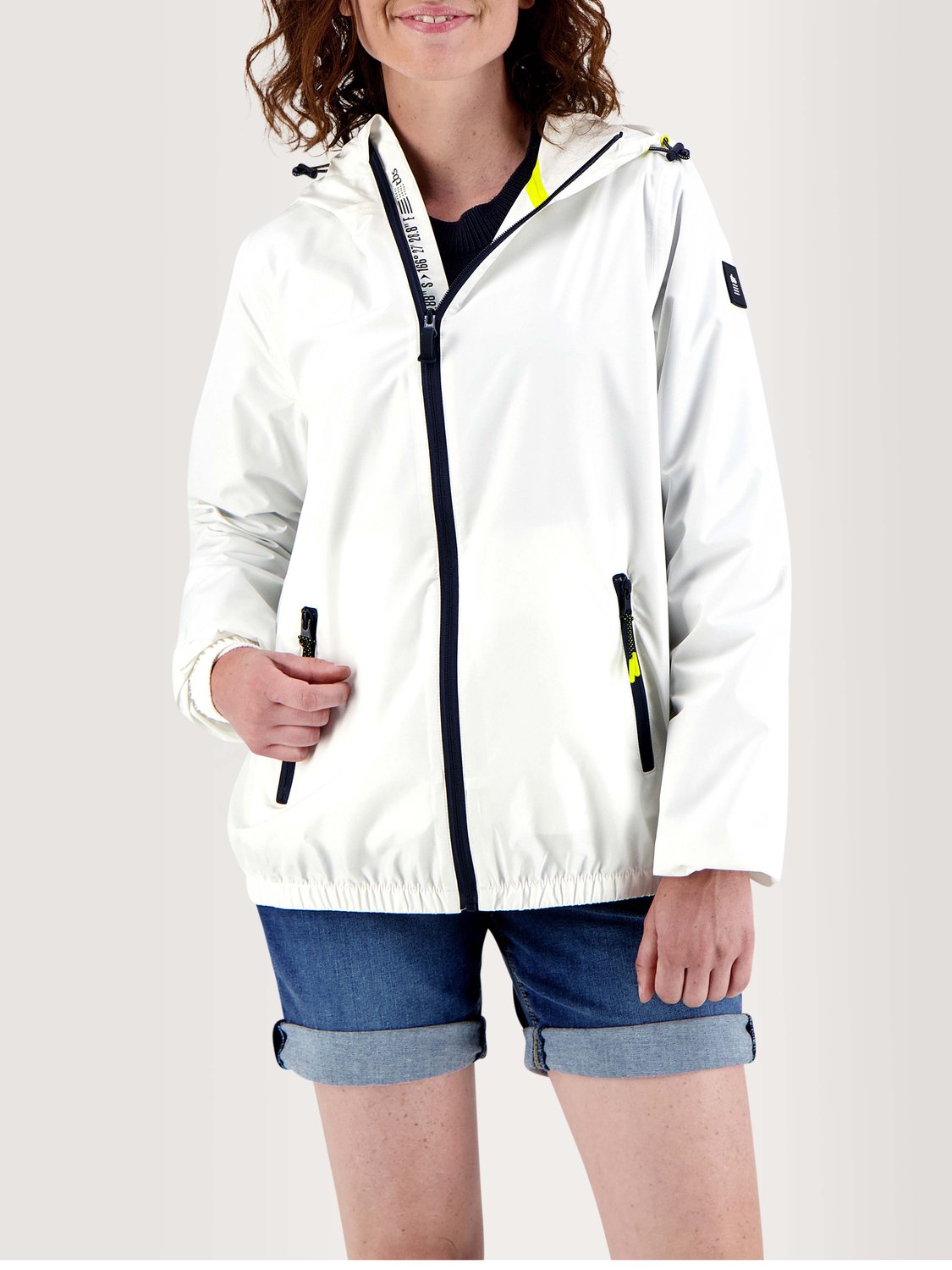 Coupe-Vent Femme Imperméable Blanc - 1