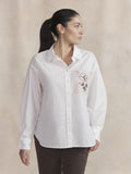 Chemise Femme Coton Blanc ERINANEW - 1
