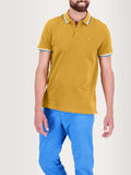 Polo Homme Manches Courtes Coton Biologique Jaune - 1